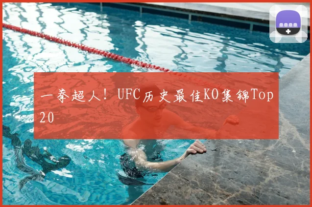 一拳超人！UFC历史最佳KO集锦Top20