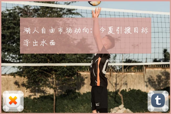 湖人自由市场动向：今夏引援目标浮出水面